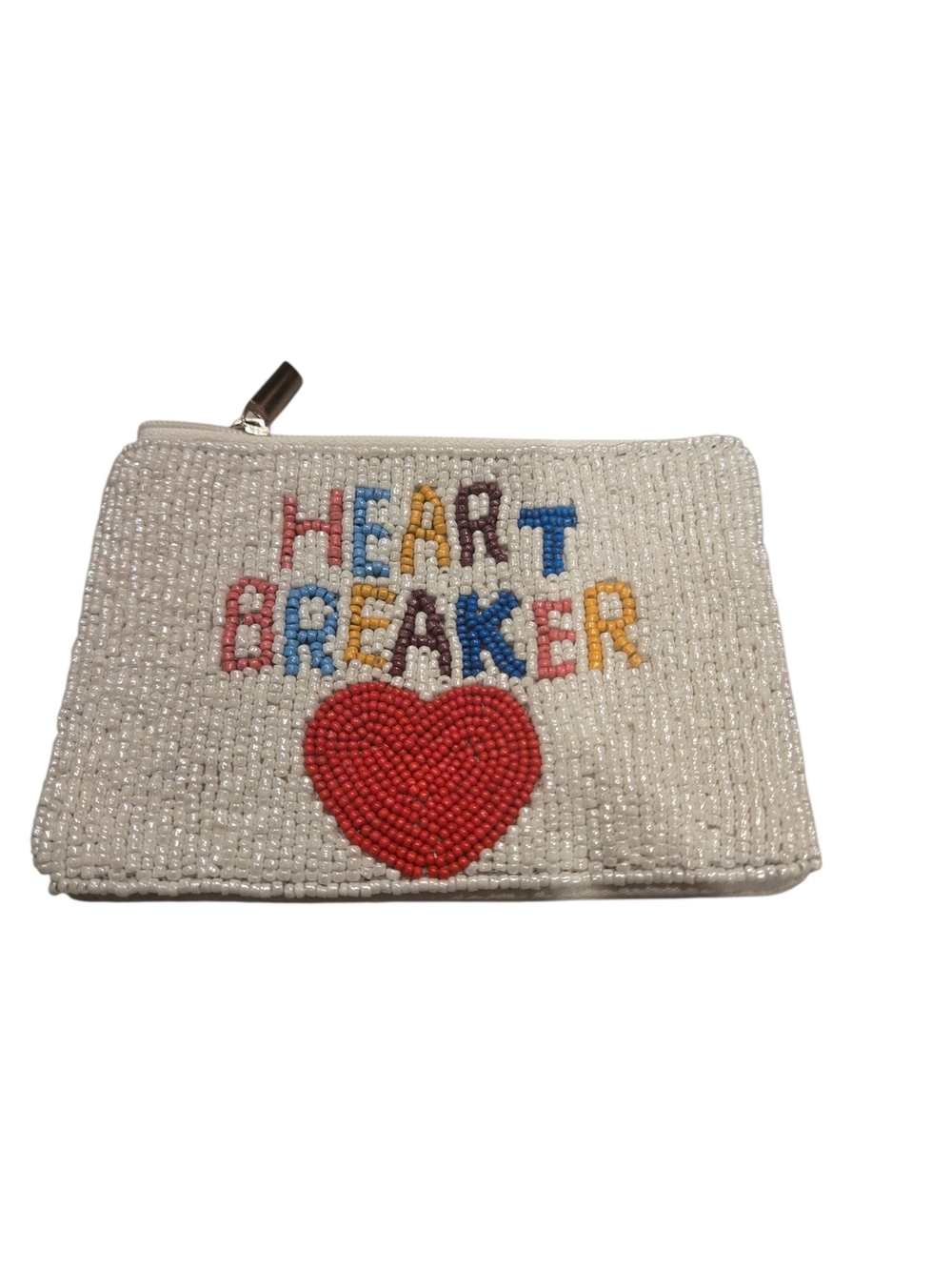 Beaded 'Heart Breaker' Pouch